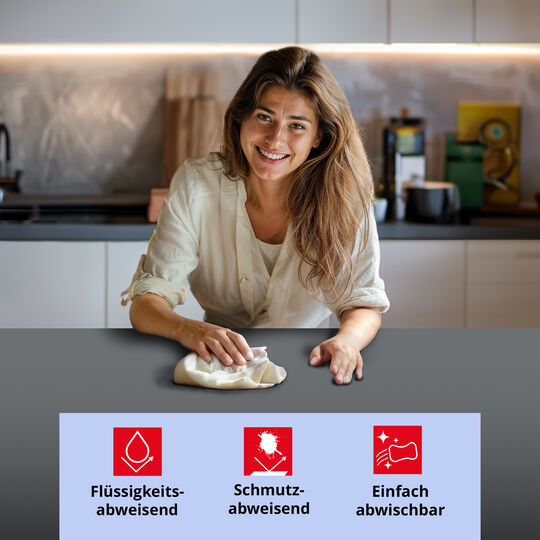 Tischdecke PVC-frei Steel gray image number null